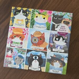 Mudpuppy Bookish Cats Puzzle 500 Pieces